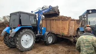 Прощай Родной. Трактор Мтз-82 последний раз выручаю. В Шоке от Совхоза, Крепись Сам, крутись Тоже👍