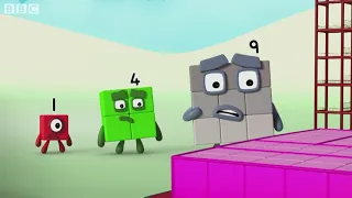 Numberblocks | Full Episodes | S5 EP28: Square on the Moon reversed