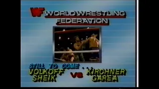 Corp Kirchner & Tony Garea vs Iron Sheik & Nikolai Volkoff   Championship Wrestling Aug 9th, 1986