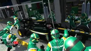 F1 2010 Gameplay (Pit Stop Fail)