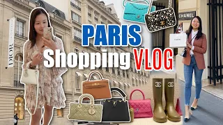 Shop with me in PARIS🇫🇷 *Chanel 31 Rue Cambon, Dior 30 Montaigne, Hermès, LV*