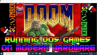 DOS gaming on a modern PC using DOSBox-X - DOSBox tutorial #DOScember