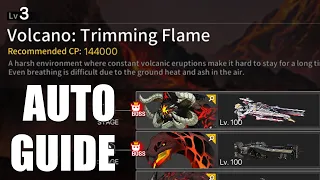 Volcano Dimension Trimming All Stages Auto Guide | Volcano: Trimming flame [Counter:Side]
