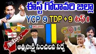 Who Is Wins in East Godavari district.? | Atmasakshi Election Survey in AP 2024 | AP Elections