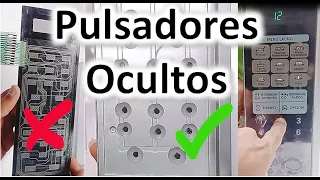 Reparando Teclado de Microondas que no funcionaba con pulsadores y quede como el original