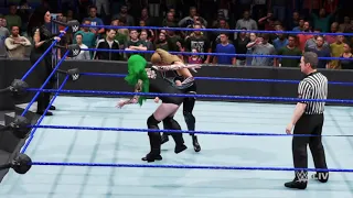 FULL MATCH- Tegan Nox & Shotzi Blackheart (Debut) Vs Natalya & Tamina: Smackdown 9 July 2021 WWE2K20