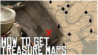 How to get Treasure Maps in Red Dead Online  (Treasure Map & Treasure Hunter Locations)