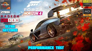 Forza Horizon 4 1080p & 1440p Ultra Settings Performance Test | Ryzen 7 2700X + RX 580 4GB