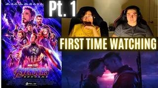 *Avengers: Endgame pt. 1* THIS SACRIFICE IS HEARTBREAKING (First Time Watching) The MCU!!