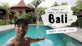 Today in Bali #v1  BAJALO VINTAGE VILLA a perfect place to stay in CANGGU #villatour #roomtour #bali