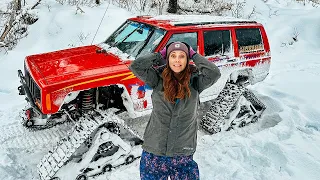 BURIED In Snow! | Off-Grid Mountain Living