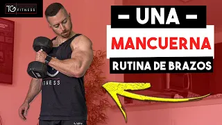 Rutina de Biceps y Triceps (SACA GRANDES BRAZOS) | Mejores Ejercicios de Brazos (CON UNA MANCUERNA)