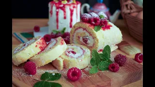 MEK Raspberry Roulade