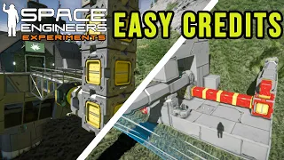 Space Engineers Experiments: Easy Credits Economy Build