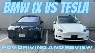 BMW iX vs Tesla!