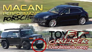 KONCEPCIÓ utcára - Toyota FJ Cruiser vs. Porsche Macan Turbo Performance (Laptiming ep. 244.)