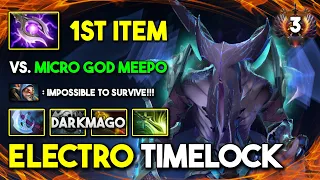 ELECTRO TIMELOCK CARRY By DarkMago Faceless Void Mjollnir + Eye of Skadi Build Vs. Micro God Meepo