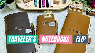 🔴 Traveler's Notebook Planner Line-Up Flip Through | Explore with Me LIVE!