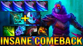 INSANE COMEBACK - INTENSE CARRY AntiMage - THE MOST CRAZY TEAM FIGHT - DOTA 2 GAMEPLAY