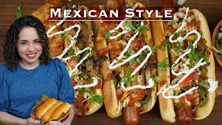The BEST Mexican Style Hotdogs | Villa Cocina