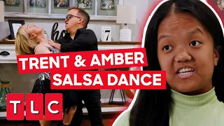 Amber and Trent Get Ready for Their Salsa Performance | 7 Little Johnstons