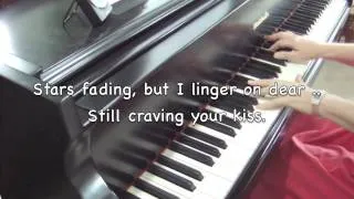 DREAM A LITTLE DREAM OF ME - Piano Cover (Mama Cass' signature song) with lyrics