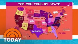 AI company releases favorite rom-coms from each state