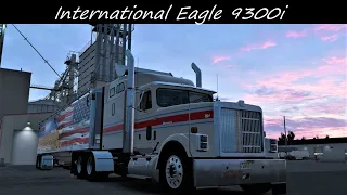 Free International Eagle 9300i Custom Timpte Rice Delivery Sacramento to Oakdale JBX2 ATS 4K 1.44