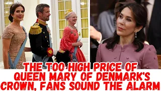 THE TOO HIGH PRICE OF QUEEN MARY OF DENMARK'S CROWN, FANS SOUND THE ALARM