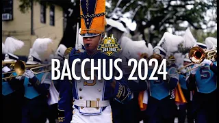 Human Jukebox Coming Down Napoleon and St. Charles Ave. in 4K | Bacchus 2024