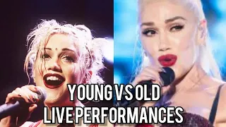 Gwen Stefani - On ’Vocal Evolution’. Young vs Old - Live Performances. (03.04.2021)