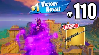 110 Elimination Solo vs Squads WINS Full Gameplay (NEW FORTNITE CHAPTER 5 SEASON 2)!