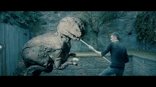 Stop Motion Dinosaur with Live Actor (Harryhausen Style) Test *LONGER VERSION*