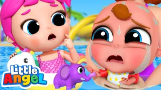 No No Swimming Song | Learn Good Manners for Kids | Little Angel And Friends Kid Songs