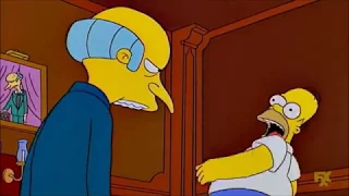 The Simpsons - Homer Punches Mr. Burns