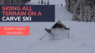 Skiing All Terrain On A Carve Ski