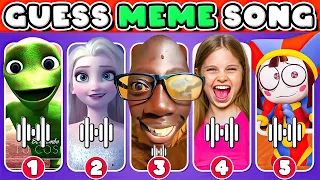 GUESS MEME & WHO'S SINGING 🎤#2| Lay Lay, King Ferran, Salish Matter,MrBeast, Tenge Tenge Song, Elsa