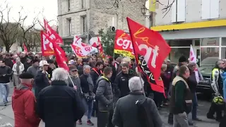 3000 personnes défilent dans les rues d'Angoulême contre la réforme des retraites