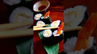 SHRIMP TEMPURA ROLLED SUSHI | #shorts | RECIPE | Takoshiho Cooks Japan