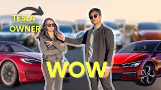 Tesla Owners React to KIA EV6