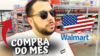 QUANTO CUSTA a compra do mês no Walmart - Estados Unidos 🇺🇸| Vlog Nicolas Miranda