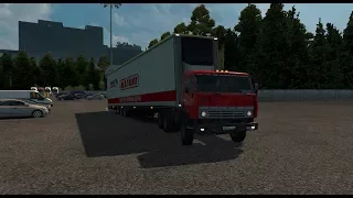 Euro Truck Simulator 2 Суровая Россия груз едим на север  на камазе 5410