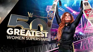 WWE 50 Greatest Female Wrestlers | WWE 50 Greatest Women Superstars Of All Time