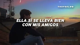 Lasso, Sebastian Yatra - Ojos Marrones (Remix) | Letra/Lyrics / ella si se lleva bien con mis amigos