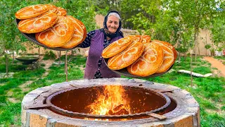 Baking Homemade National Azerbaijani Sweet Breads in a Tandoor!