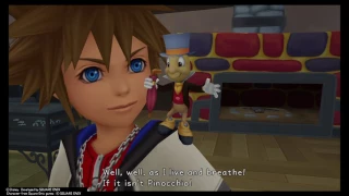 KINGDOM HEARTS - HD 1.5+2.5 ReMIX Meet Pinocchio Traverse Town