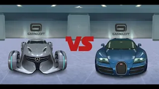 Asphalt Nitro Mercedes_Benz Silver Lighting Vs Bugatti Veyron 16.4 Grand Sport Vitesse Gameplay