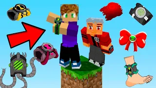 APENAS UM BLOCO DE BEN 10 EM DUPLA NO MINECRAFT!