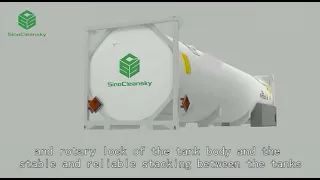 SinoCleansky 40ft LNG ISO Tank Container