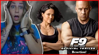 F9 Official Trailer 2 Reaction (Fast & Furious Saga)